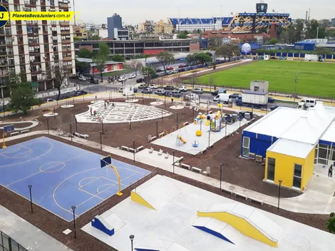 Avanza el proyecto recreativo de Boca en el barrio
