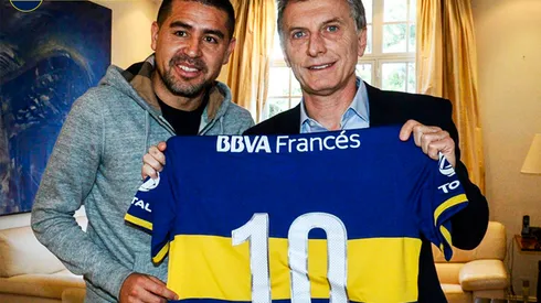 Riquelme contó cómo fue la llamada con Macri