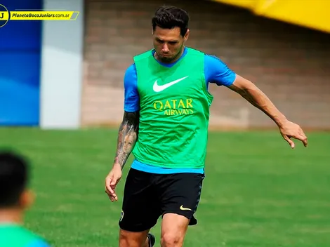 Solo un susto: Mauro se entrenó con normalidad