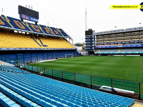 Obras en La Bombonera: el club prepara la quita de los vidrios en la platea baja