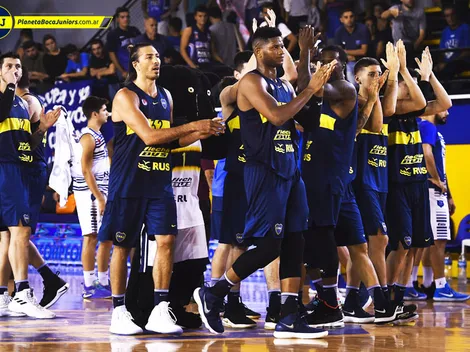 Boca estrenó la camiseta Adidas de básquet