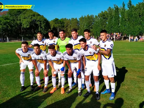 ¡Durísima! La patada de un juvenil de Boca en Reserva