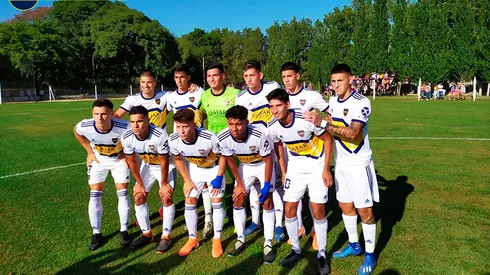 ¡Durísima! La patada de un juvenil de Boca en Reserva