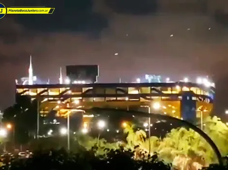 Espectacular: así se escucha La Bombonera desde afuera