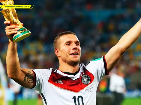 Un compañero de Podolski es hincha de Boca: “Le voy a decir que vaya y vea lo que es”