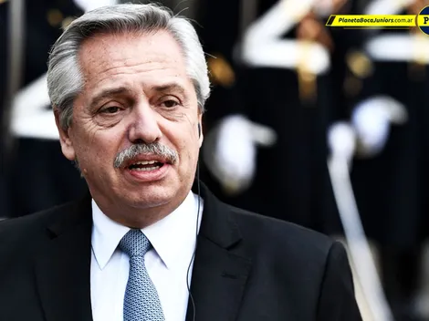 La broma de Alberto Fernández para los hinchas de Boca