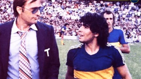 La despedida de Maradona a Marzolini