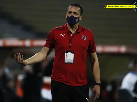 Bobadilla, el DT de DIM, está en la cuerda floja