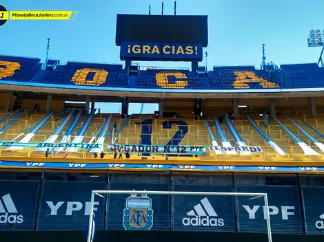 La Bombonera se tiñe de celeste y blanco