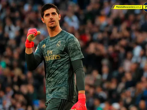 Courtois, hincha de Boca por Salvio