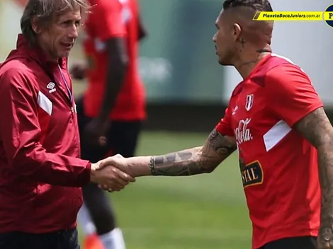 Gareca habló sobre Paolo Guerrero y Boca