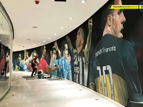 El pintor que armó el mural de Tevez dio detalles de la obra