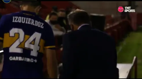 El comentario de Izquierdoz a Russo camino al vestuario: "Este había que ganarlo"