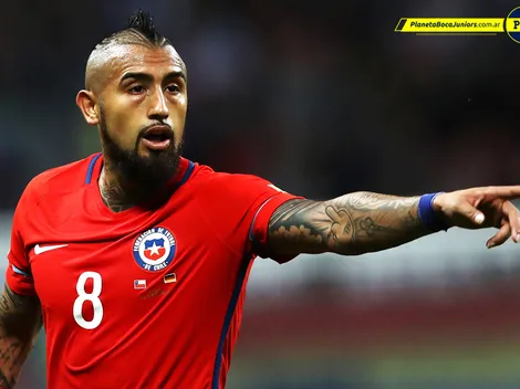 Arturo Vidal confesó que quiere jugar en Boca: "Lo sigo mucho"