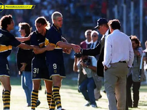Video: El respetuoso gesto de Palermo con Griguol tras marcarle a Gimnasia