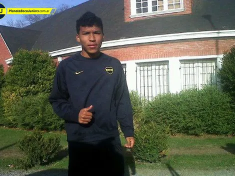 Gran historia: Roger Martínez estuvo en las inferiores de Boca