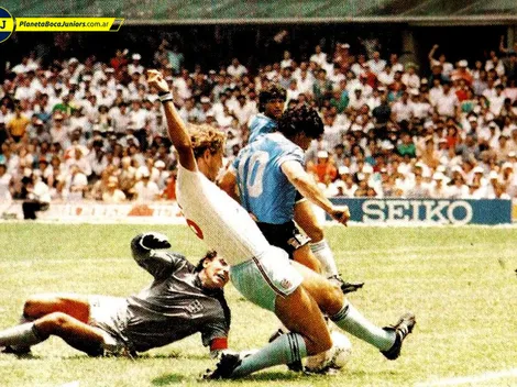 El homenaje de Boca a 35 años de los goles de Diego a Inglaterra