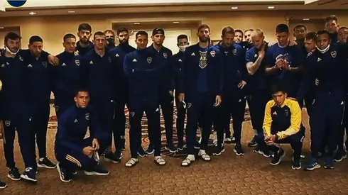 El plantel de Boca y un mensaje especial para los juveniles que jugarán esta noche