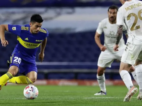 El podio de Boca contra Racing: Ramírez se destacó