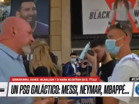 La pesadilla de Christian Martin: volvió a preguntarle a los hinchas del PSG por el fútbol argentino y todos le hablan de Boca