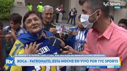 El emotivo gesto de Orsini con una señora de Santiago del Estero