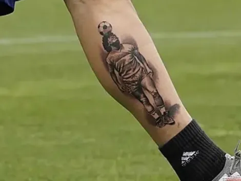 El increíble tatuaje de Maradona que se hizo Sandez