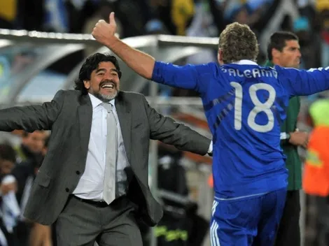 La emoción de Palermo al recordar a Maradona: "Me falta una parte mía"