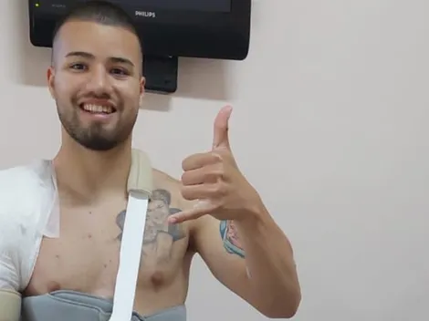 Weigandt, después de su operación: "Gracias por el apoyo, salió todo bien"