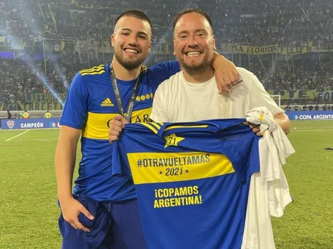 Chelo Weigandt y Sandez, los líderes de la fiesta de Boca campeón