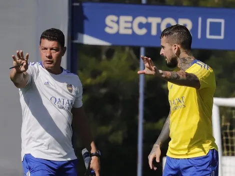 ¿Este es el once? Battaglia probó un equipo pensando en River