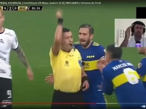 Agüero criticó a Tobar por el penal que le cobró a Rojo: "Es un pedazo de salame"