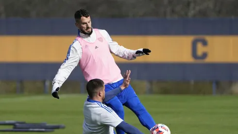 Pipa, disponible: Benedetto entrenó a la par