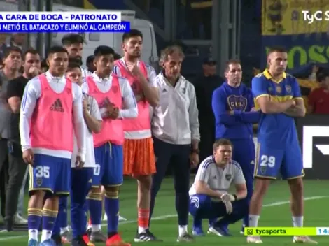 VIDEO | La reacción de Rossi a la tanda de penales entre Boca y Patronato