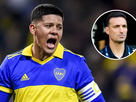 En el medio de los festejos, Rojo le hizo un pedido a Scaloni: "Se lo merece"