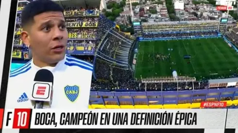 Contundente: la frase de Marcos Rojo para describir a Boca campeón
