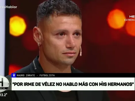 Se la jugó por Boca: entre lágrimas, Zárate explicó lo difícil que fue su salida de Vélez