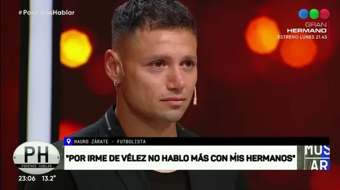 Se la jugó por Boca: entre lágrimas, Zárate explicó lo difícil que fue su salida de Vélez