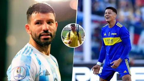 Video | La broma de Marcos Rojo al Kun Agüero: "Deja de..."