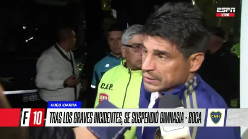 Ibarra habló antes de que el plantel de Boca se vaya de La Plata: "Nos duele a todos"