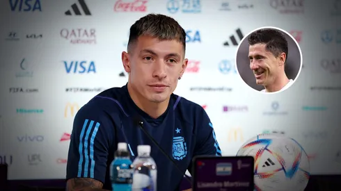La observación de Lisandro Martínez sobre Lewandowski: “Está todo el tiempo…”