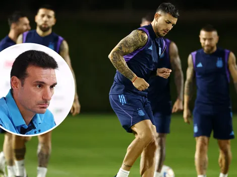 ¿Por qué salió Paredes? La explicación de Scaloni sobre el rol de Leandro