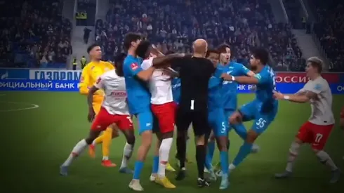 VIDEO | Batalla campal en Rusia, con seis expulsados y Wilmar Barrios de protagonista