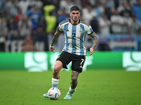 De Paul habló de su nivel en el Mundial: "En el primer tiempo..."