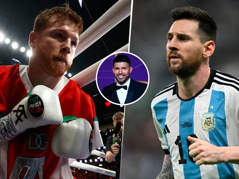 Canelo amenazó con pegarle a Messi y Agüero lo atacó con todo: "No sabés de fútbol"