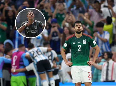 La sorpresiva publicación de Chicharito Hernández tras la victoria de Argentina sobre México