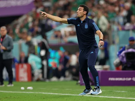 Scaloni reveló qué les dijo a los jugadores en el entretiempo