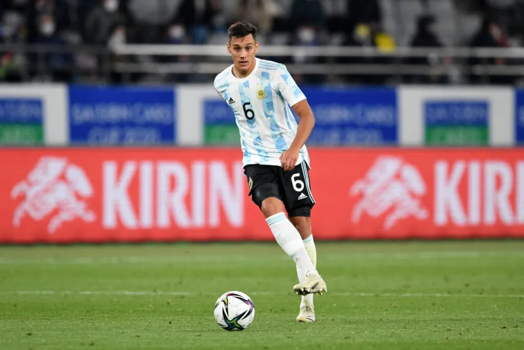 Nazareno Colombo, jugador de Racing que Gago pretende para Necaxa (Getty Images)