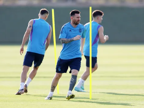 Una imagen que asusta: así está el tobillo de Messi a un día del debut de Argentina en el Mundial