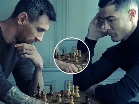Misterio resuelto: revelaron qué significa la partida de ajedrez entre Messi y Cristiano
