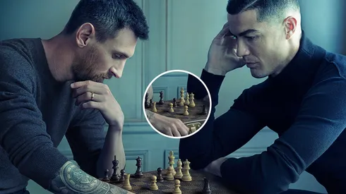 Misterio resuelto: revelaron qué significa la partida de ajedrez entre Messi y Cristiano